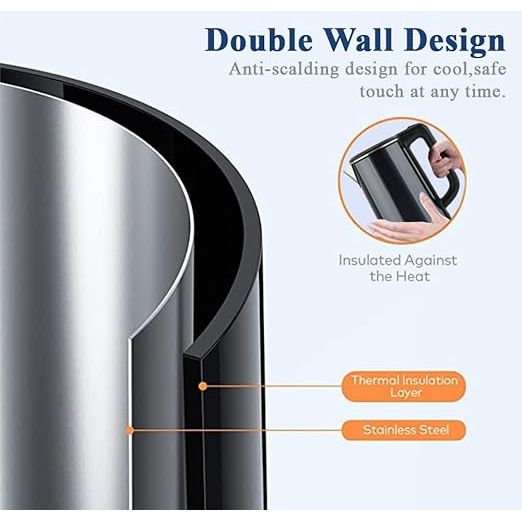 Sonashi 1.8 Litres Stainless Steel Cordless Kettle, with Auto Shut - Off and Fast Boiling, LED indicator, Small Electric Kettle for Tea, Coffee SKT - 1810 - Al Kabayel Dicount CenterSonashi 1.8 Litres Stainless Steel Cordless Kettle, with Auto Shut - Off and Fast Boiling, LED indicator, Small Electric Kettle for Tea, Coffee SKT - 1810Electric KettlesSONASHIAl Kabayel Dicount Center