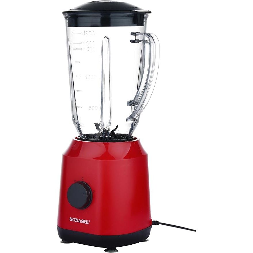 SONASHI 2 in 1 Blender SB - 154 Ð 2 Speed, 650W Countertop Blender Mixer with Overheat Protection, Safety Lock System, 1.8L Unbreakable Jar, Grinding Cup | Kitchen Tools - Al Kabayel Dicount CenterSONASHI 2 in 1 Blender SB - 154 Ð 2 Speed, 650W Countertop Blender Mixer with Overheat Protection, Safety Lock System, 1.8L Unbreakable Jar, Grinding Cup | Kitchen ToolsCountertop BlendersSONASHIAl Kabayel Dicount Center