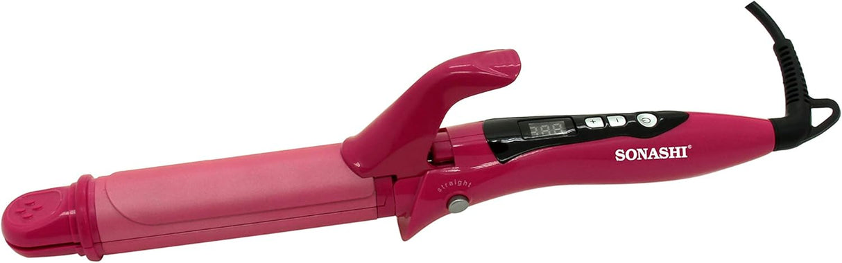 Sonashi 2 - in - 1 Hair Curler & Straightener, Pink - Al Kabayel Discount CentreSonashi 2 - in - 1 Hair Curler & Straightener, PinkHair StraightenerSONASHIAl Kabayel Discount Centre