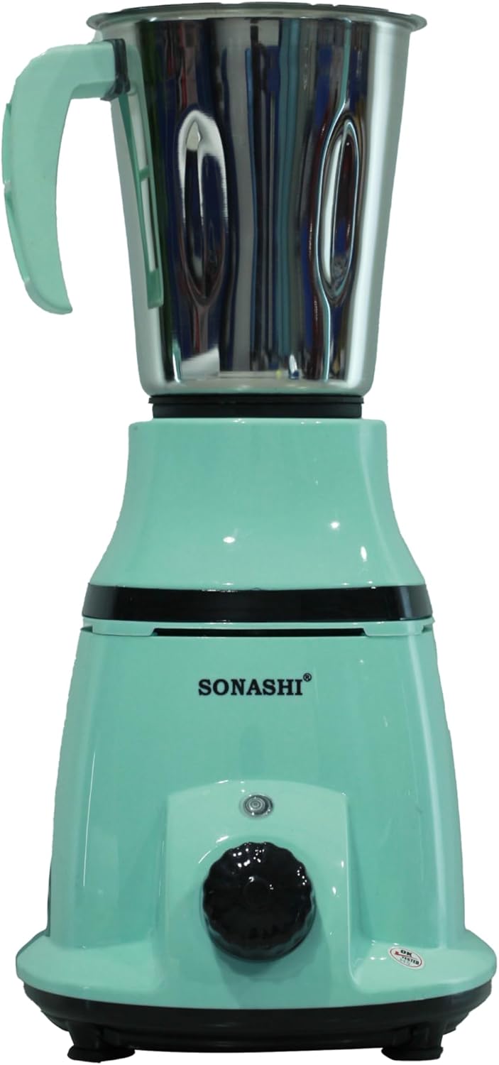 Sonashi 2 - in - 1 Mixer Grinder with Powerful Copper Motor - 3 Speed Control with Overheat Protection | 2 Stainless Steel Jars for Wet/Dry Grinding Liquidizing with Durable Lids 1.75 L 550 W SB - 196 Assorted Color - Al Kabayel Discount CentreSonashi 2 - in - 1 Mixer Grinder with Powerful Copper Motor - 3 Speed Control with Overheat Protection | 2 Stainless Steel Jars for Wet/Dry Grinding Liquidizing with Durable Lids 1.75 L 550 W SB - 196 Assorted ColorBlenders, Mixers & Food ProcessorsSONASHI