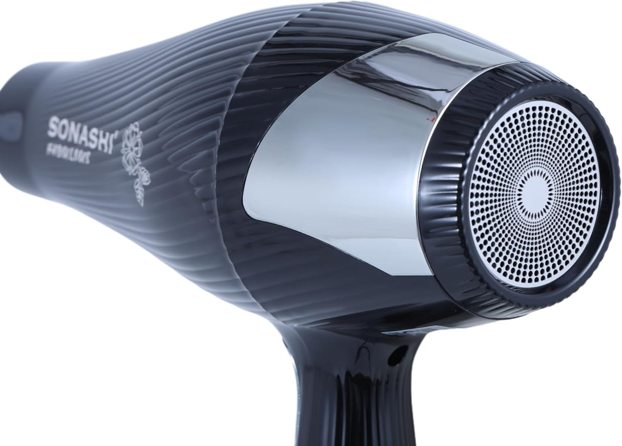 Sonashi 3200W Professional Hair Dryer with Cold & Hot Wind | 2 Speed & 3 Heat Settings with Cool Shot Function | AC Motor for Powerful Performance | Adjustable Airflow & Temperature Control | SHD - 3055 - Al Kabayel Discount CentreSonashi 3200W Professional Hair Dryer with Cold & Hot Wind | 2 Speed & 3 Heat Settings with Cool Shot Function | AC Motor for Powerful Performance | Adjustable Airflow & Temperature Control | SHD - 3055Hair DryerSONASHIAl Kabayel Discount Centre