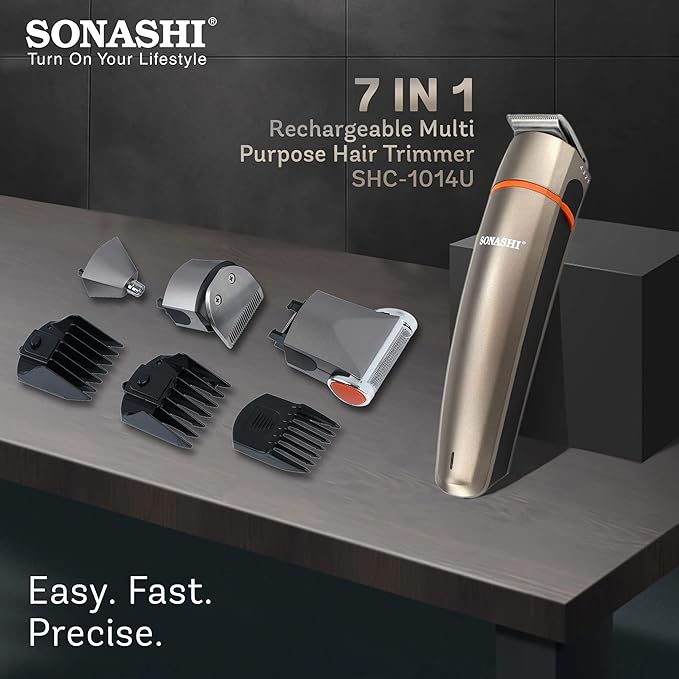 SONASHI 7 in 1 Rechargeable Hair Clipper Set - SHC - 1014U - Al Kabayel Discount CentreSONASHI 7 in 1 Rechargeable Hair Clipper Set - SHC - 1014UPersonal Care & Styling ToolsSONASHIAl Kabayel Discount Centre