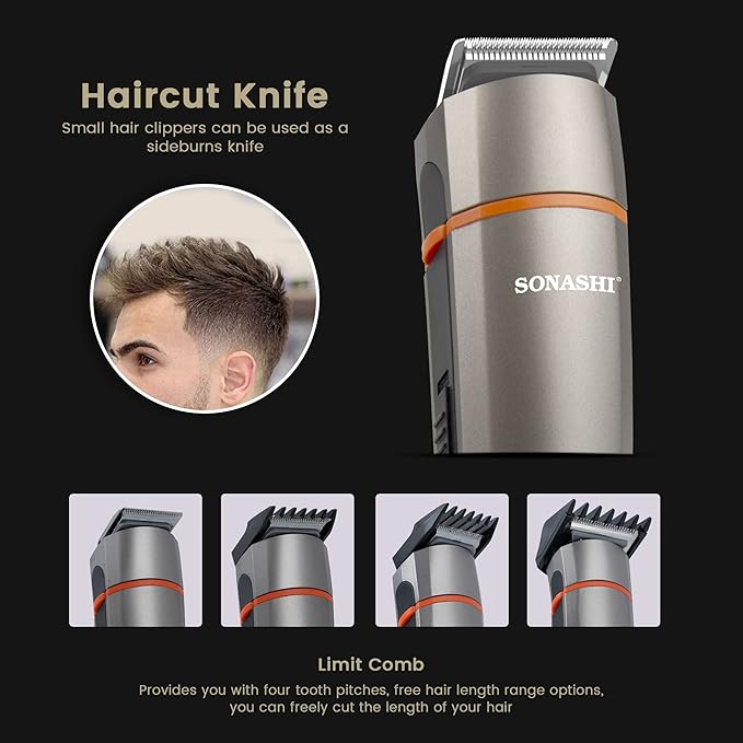 SONASHI 7 in 1 Rechargeable Hair Clipper Set - SHC - 1014U - Al Kabayel Discount CentreSONASHI 7 in 1 Rechargeable Hair Clipper Set - SHC - 1014UPersonal Care & Styling ToolsSONASHIAl Kabayel Discount Centre