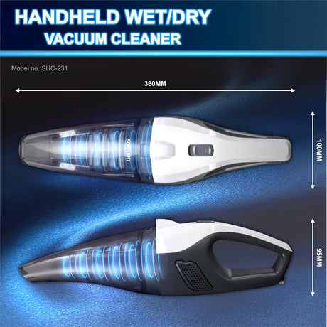 Sonashi Handheld Vacuum Cleaner, Compact Cordless Design for Home & Car Cleaning - Al Kabayel Discount CentreSonashi Handheld Vacuum Cleaner, Compact Cordless Design for Home & Car CleaningVacuum CleanersSONASHIAl Kabayel Discount Centre
