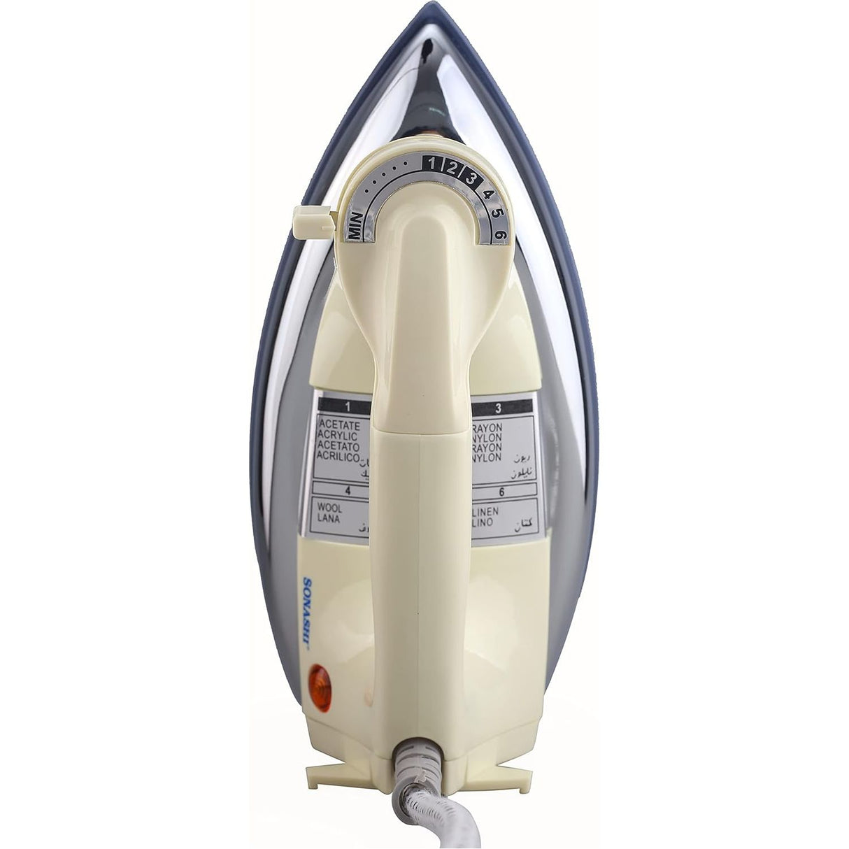 Sonashi Heavy Iron SHI - 6012 Ð 1000 - 1200W Heavy Iron for Clothes with Thermostat Control, Overheat Protection, Non - Stick Coated Soleplate | Home Appliances - Al Kabayel Dicount CenterSonashi Heavy Iron SHI - 6012 Ð 1000 - 1200W Heavy Iron for Clothes with Thermostat Control, Overheat Protection, Non - Stick Coated Soleplate | Home AppliancesTravel IronsSONASHIAl Kabayel Dicount Center