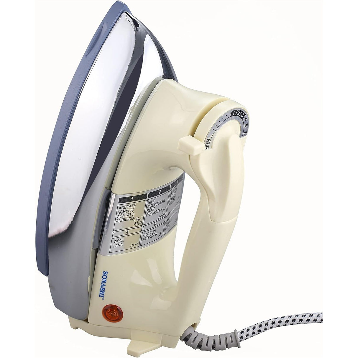 Sonashi Heavy Iron SHI - 6012 Ð 1000 - 1200W Heavy Iron for Clothes with Thermostat Control, Overheat Protection, Non - Stick Coated Soleplate | Home Appliances - Al Kabayel Dicount CenterSonashi Heavy Iron SHI - 6012 Ð 1000 - 1200W Heavy Iron for Clothes with Thermostat Control, Overheat Protection, Non - Stick Coated Soleplate | Home AppliancesTravel IronsSONASHIAl Kabayel Dicount Center