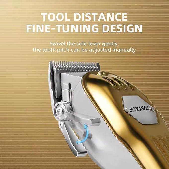 SONASHI Rechargeable Hair Clipper, Sharp & Carbon Steel blade, 8 Comb Attachment,With LED Indicator, Continuous 3 Hour Working Time - SHC - 1061 - Al Kabayel Discount CentreSONASHI Rechargeable Hair Clipper, Sharp & Carbon Steel blade, 8 Comb Attachment,With LED Indicator, Continuous 3 Hour Working Time - SHC - 1061Personal Care & Styling ToolsSONASHIAl Kabayel Discount Centre