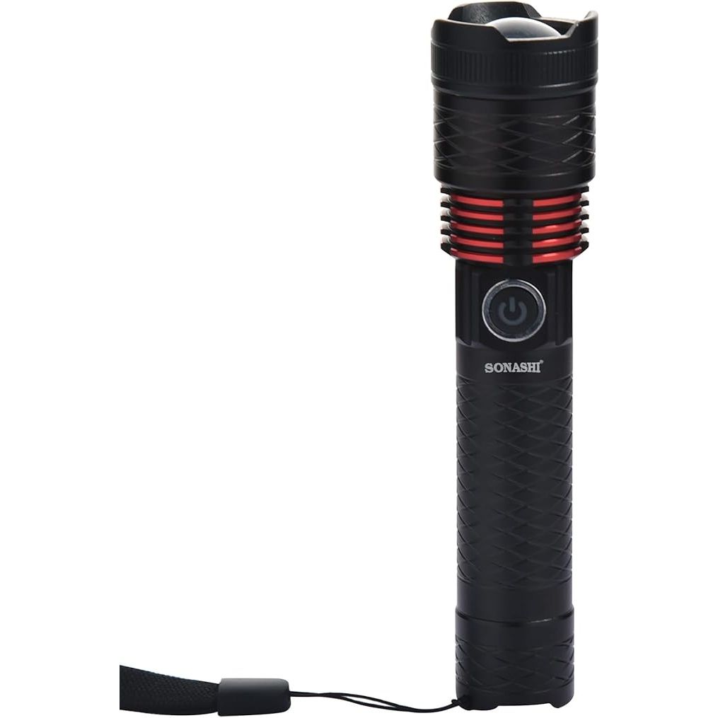 Sonashi Rechargeable LED Torch SLT - 601 Black - Al Kabayel Dicount CenterSonashi Rechargeable LED Torch SLT - 601 BlackHandheld FlashlightsSONASHIAl Kabayel Dicount Center
