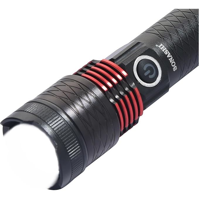 Sonashi Rechargeable LED Torch SLT - 601 Black - Al Kabayel Dicount CenterSonashi Rechargeable LED Torch SLT - 601 BlackHandheld FlashlightsSONASHIAl Kabayel Dicount Center