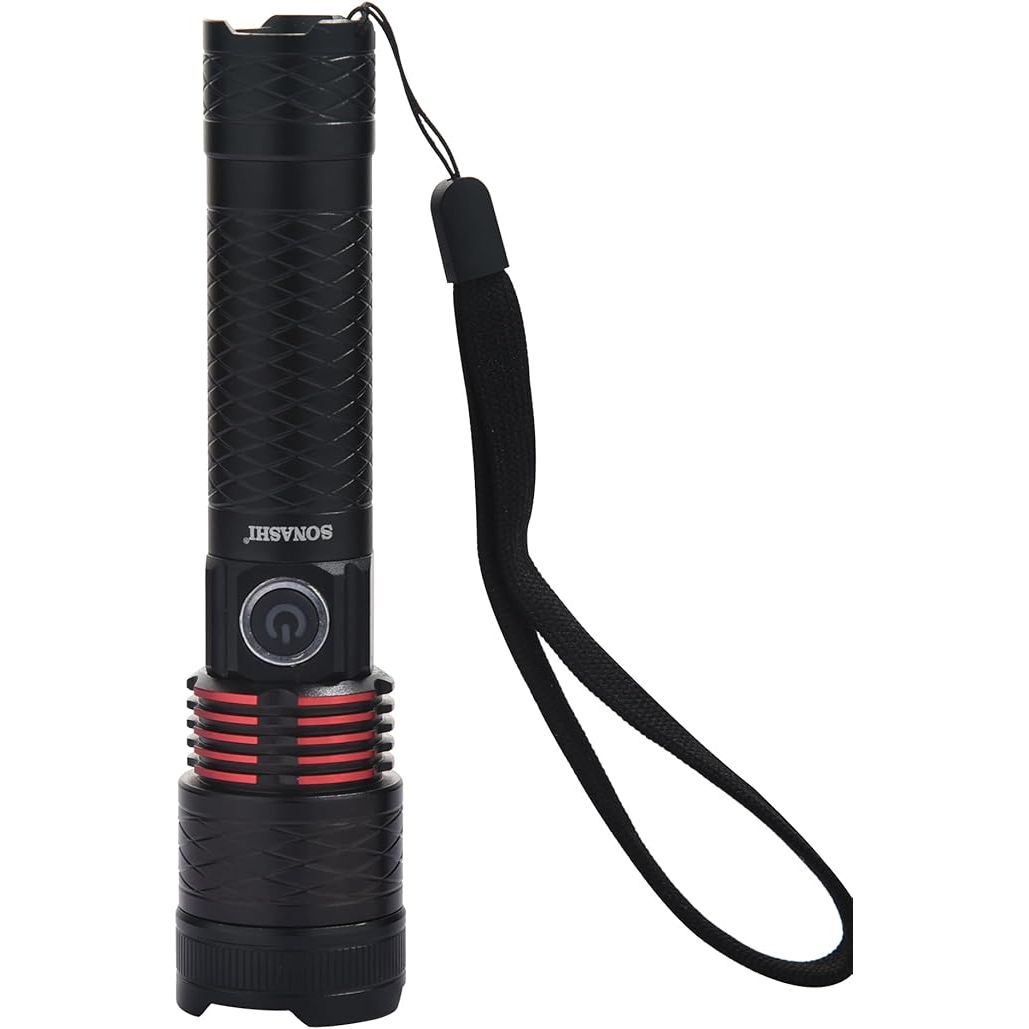 Sonashi Rechargeable LED Torch SLT - 601 Black - Al Kabayel Dicount CenterSonashi Rechargeable LED Torch SLT - 601 BlackHandheld FlashlightsSONASHIAl Kabayel Dicount Center