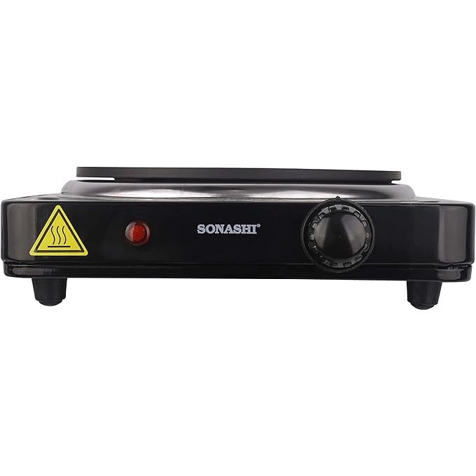 Sonashi SHP - 612 Single Electric Hot Plate 1 Hot Plate, On/Off Indicator Light, Plastic Knobs, Non - Slip Rubber Feet | Electric Stove | Home Appliances - Al Kabayel Dicount CenterSonashi SHP - 612 Single Electric Hot Plate 1 Hot Plate, On/Off Indicator Light, Plastic Knobs, Non - Slip Rubber Feet | Electric Stove | Home AppliancesRange CooktopsSONASHIAl Kabayel Dicount Center