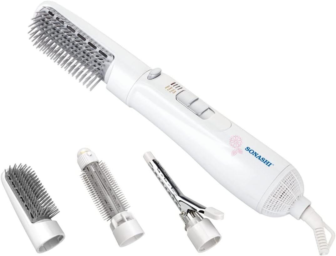 Sonashi SHS - 2086 4 in 1 Hair Styler – 800w Hair Styling Tool with Detachable Thermal Brush, Convenient Settings – Personal Care Appliance - Al Kabayel Discount CentreSonashi SHS - 2086 4 in 1 Hair Styler – 800w Hair Styling Tool with Detachable Thermal Brush, Convenient Settings – Personal Care AppliancePersonal Care & Styling ToolsSONASHIAl Kabayel Discount Centre