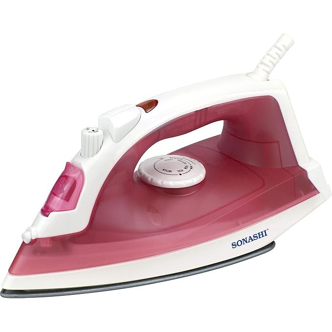 SONASHI SI - 5077T Steam Iron - 1600W Power Iron, Non - Stick Coated Soleplate w/Steam, Burst Steam, Spray, Dry Iron Modes, Red | Appliances - Al Kabayel Dicount CenterSONASHI SI - 5077T Steam Iron - 1600W Power Iron, Non - Stick Coated Soleplate w/Steam, Burst Steam, Spray, Dry Iron Modes, Red | AppliancesIrons & steamersSONASHIAl Kabayel Dicount Center