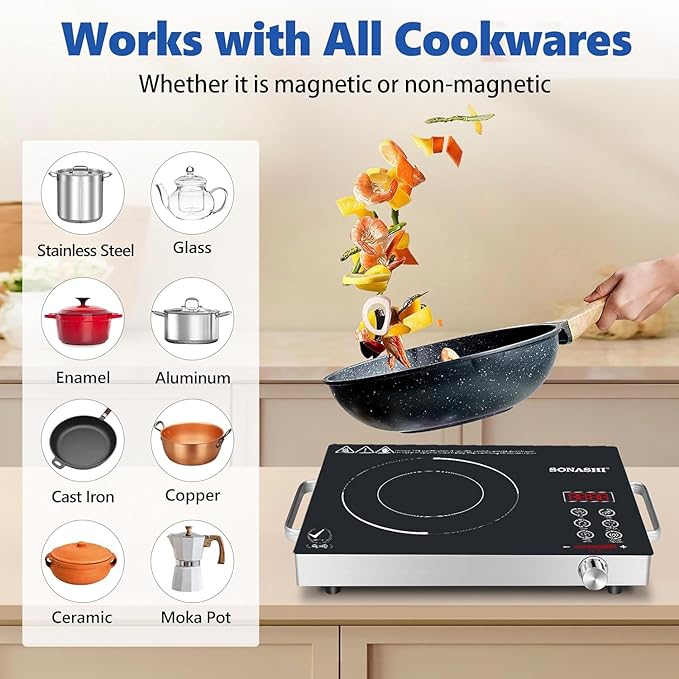 Sonashi SIS - 016C Infrared Ceramic Cooker w/Timer, Display, Touch buttons, Adjustable Power, Safety Protection, Portable, Compact | Infrared Cooker| Home Appliance - Al Kabayel Dicount CenterSonashi SIS - 016C Infrared Ceramic Cooker w/Timer, Display, Touch buttons, Adjustable Power, Safety Protection, Portable, Compact | Infrared Cooker| Home AppliancePressure CookersSONASHIAl Kabayel Dicount Center