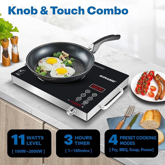 Sonashi SIS - 016C Infrared Ceramic Cooker w/Timer, Display, Touch buttons, Adjustable Power, Safety Protection, Portable, Compact | Infrared Cooker| Home Appliance - Al Kabayel Dicount CenterSonashi SIS - 016C Infrared Ceramic Cooker w/Timer, Display, Touch buttons, Adjustable Power, Safety Protection, Portable, Compact | Infrared Cooker| Home AppliancePressure CookersSONASHIAl Kabayel Dicount Center