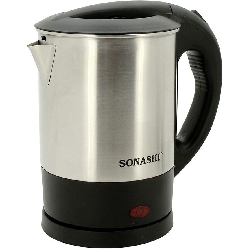 SONASHI SKT - 1001 1 Litre Cordless Kettle, Stainless Steel Body w/Safety Lock Lid, On/Off Switch, Light Indicator | Home Appliances - Al Kabayel Dicount CenterSONASHI SKT - 1001 1 Litre Cordless Kettle, Stainless Steel Body w/Safety Lock Lid, On/Off Switch, Light Indicator | Home AppliancesElectric KettlesSONASHIAl Kabayel Dicount Center
