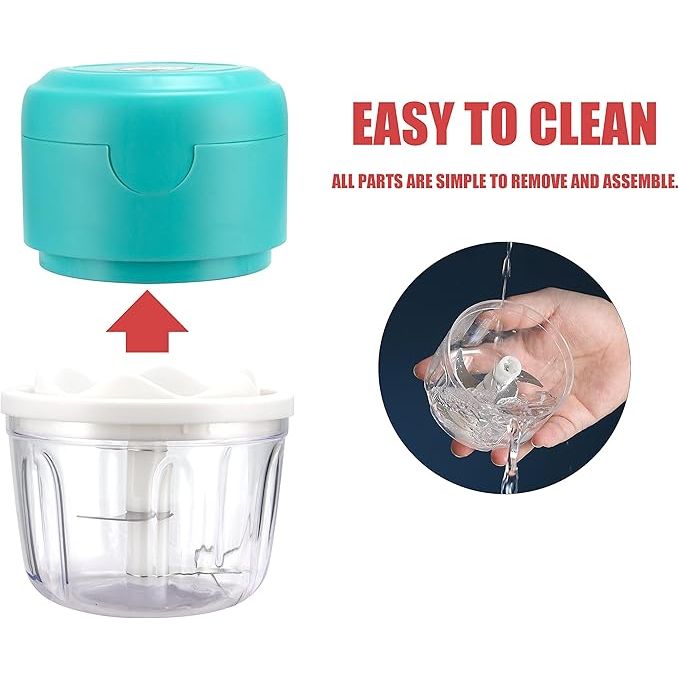 Sonashi SMC - 15 Mini Chopper w/ 350ml Bowl, USB Charging, LED Indicator, Stainless Steel Blades | Home Appliances - Al Kabayel Dicount CenterSonashi SMC - 15 Mini Chopper w/ 350ml Bowl, USB Charging, LED Indicator, Stainless Steel Blades | Home AppliancesChoppersSONASHIAl Kabayel Dicount Center