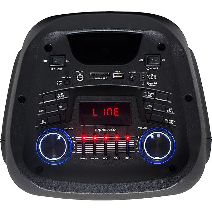 SONASHI SPS - 8018RT 8" Dual Rechargeable Speaker w/Bluetooth Function, USB Slot, Disco Lights, FM Radio, Remote Control - Al Kabayel Dicount CenterSONASHI SPS - 8018RT 8" Dual Rechargeable Speaker w/Bluetooth Function, USB Slot, Disco Lights, FM Radio, Remote ControlPortable Bluetooth SpeakersSONASHIAl Kabayel Dicount Center
