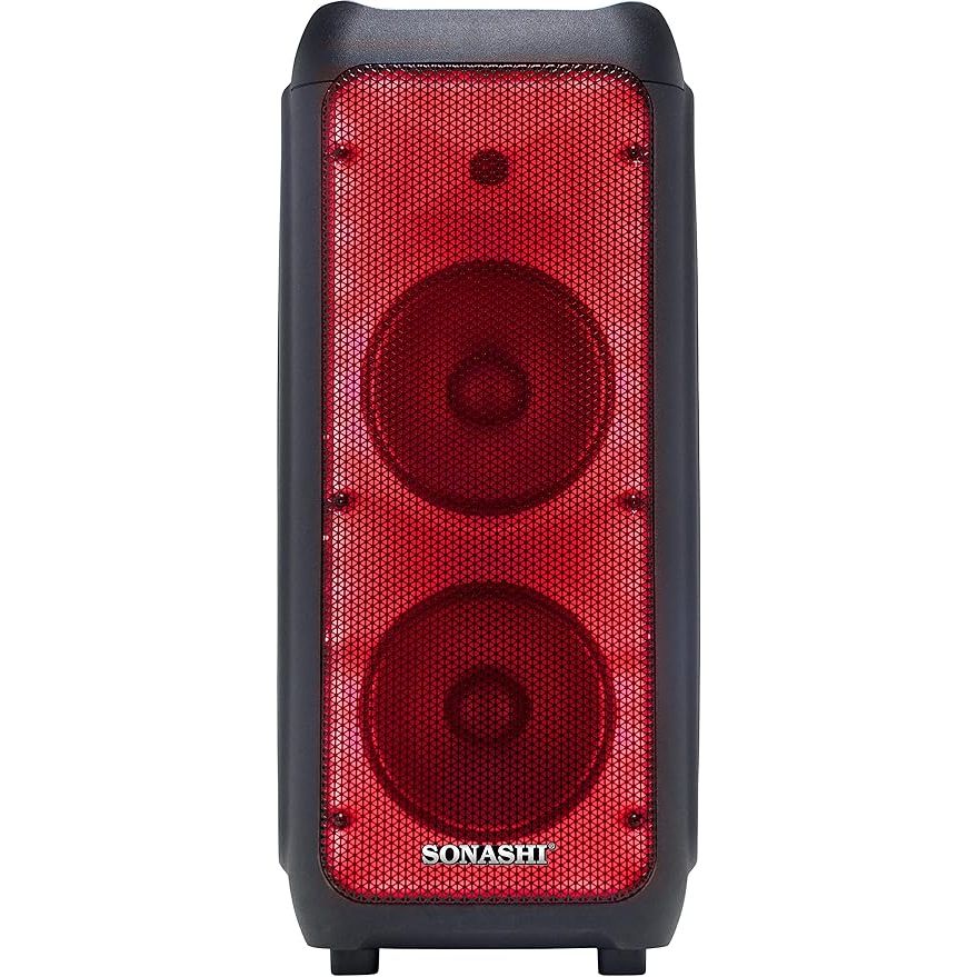 SONASHI SPS - 8018RT 8" Dual Rechargeable Speaker w/Bluetooth Function, USB Slot, Disco Lights, FM Radio, Remote Control - Al Kabayel Dicount CenterSONASHI SPS - 8018RT 8" Dual Rechargeable Speaker w/Bluetooth Function, USB Slot, Disco Lights, FM Radio, Remote ControlPortable Bluetooth SpeakersSONASHIAl Kabayel Dicount Center
