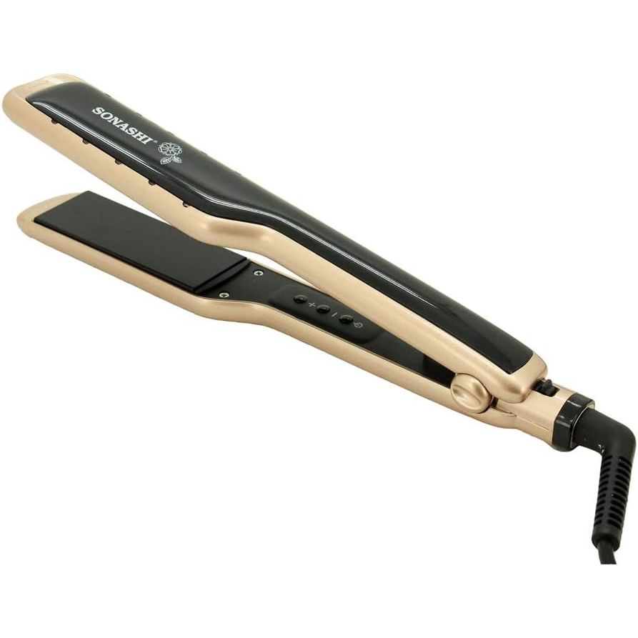 Sonashi Wet & Dry Hair Straightener SHS - 2059 Ð 68W Hair Straightening Tool with LED Display, Ceramic Coated Plate, Temperature Control Ð Personal Care Appliance - Al Kabayel Dicount CenterSonashi Wet & Dry Hair Straightener SHS - 2059 Ð 68W Hair Straightening Tool with LED Display, Ceramic Coated Plate, Temperature Control Ð Personal Care Appliancehair straigthnerSONASHIAl Kabayel Dicount Center