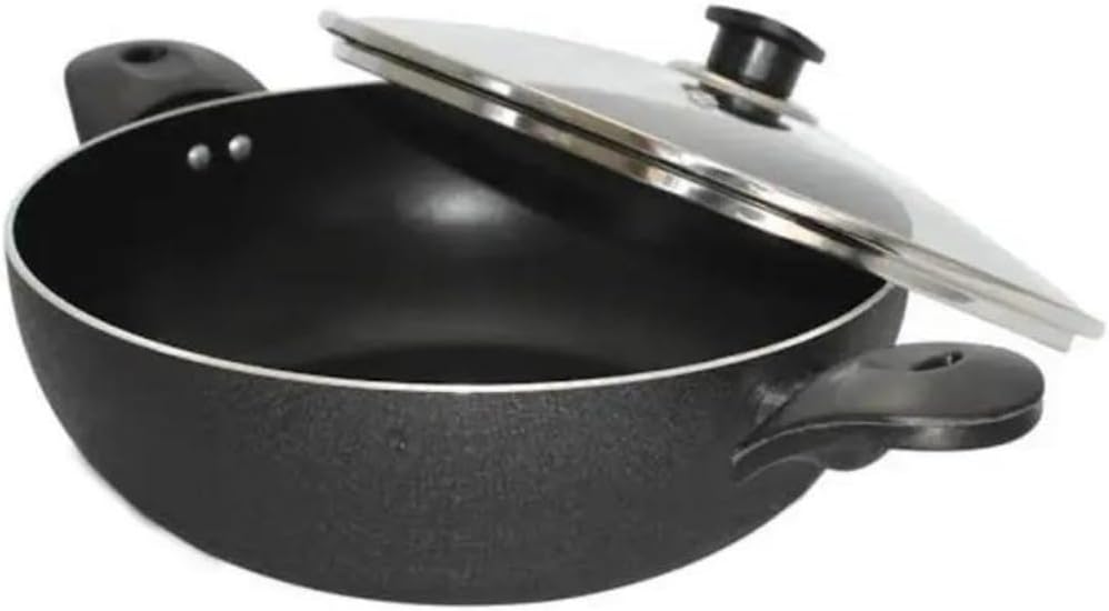 SONEX Non - Stick Cooking Wok Pan with Glass Lid 36cm - Al Kabayel Discount CentreSONEX Non - Stick Cooking Wok Pan with Glass Lid 36cmFrying Pans & SkilletsSONEXAl Kabayel Discount Centre