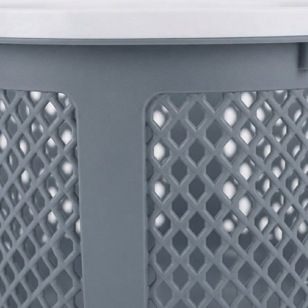 Spanis Home Grey & White Storage Basket – 20×25 cm - Al Kabayel Discount CentreSpanis Home Grey & White Storage Basket – 20×25 cmOrganizers & AccessoriesSPANIS HOMEAl Kabayel Discount Centre