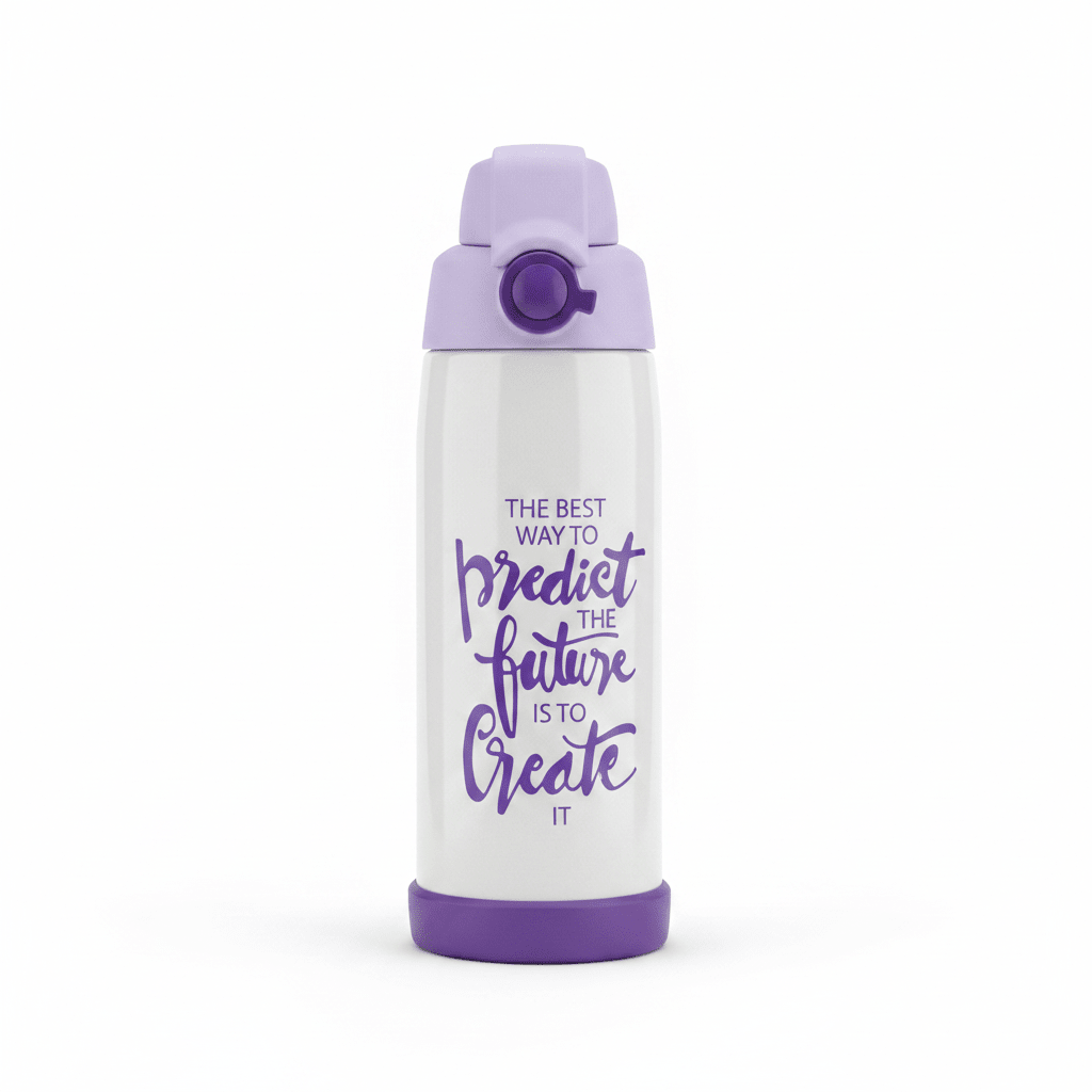 Spanis Home Purple & White Stainless Steel Vacuum Bottle - 600ml - Al Kabayel Discount CentreSpanis Home Purple & White Stainless Steel Vacuum Bottle - 600mlWater BottlesSPANIS HOMEAl Kabayel Discount Centre