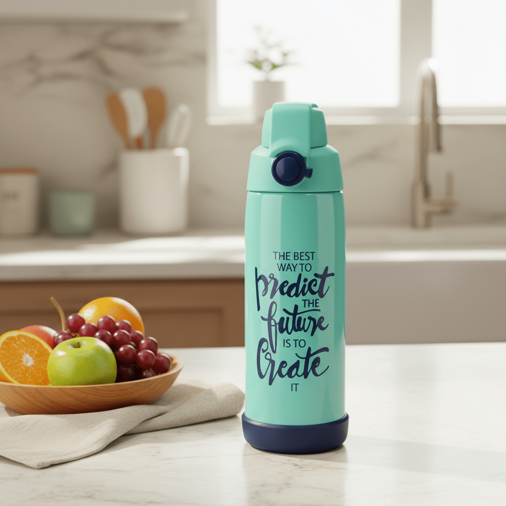 Spanis Home Teal Stainless Steel Vacuum Insulated Water Bottle - 600ml - Al Kabayel Discount CentreSpanis Home Teal Stainless Steel Vacuum Insulated Water Bottle - 600mlWater BottlesSPANIS HOMEAl Kabayel Discount Centre