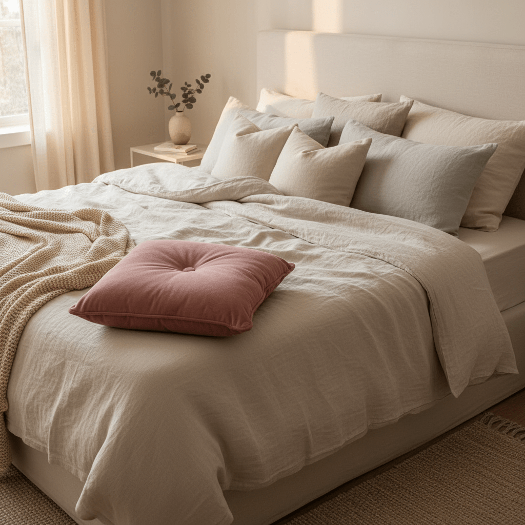Square Cushion With Polyester Cover & Cotton Fiber Fill - 40×40cm - Rose / Brown / Burnt Orange / Army Green / Teal Blue - Al Kabayel Discount CentreSquare Cushion With Polyester Cover & Cotton Fiber Fill - 40×40cm - Rose / Brown / Burnt Orange / Army Green / Teal BlueFloor Pillows & CushionsAKDCAl Kabayel Discount Centre