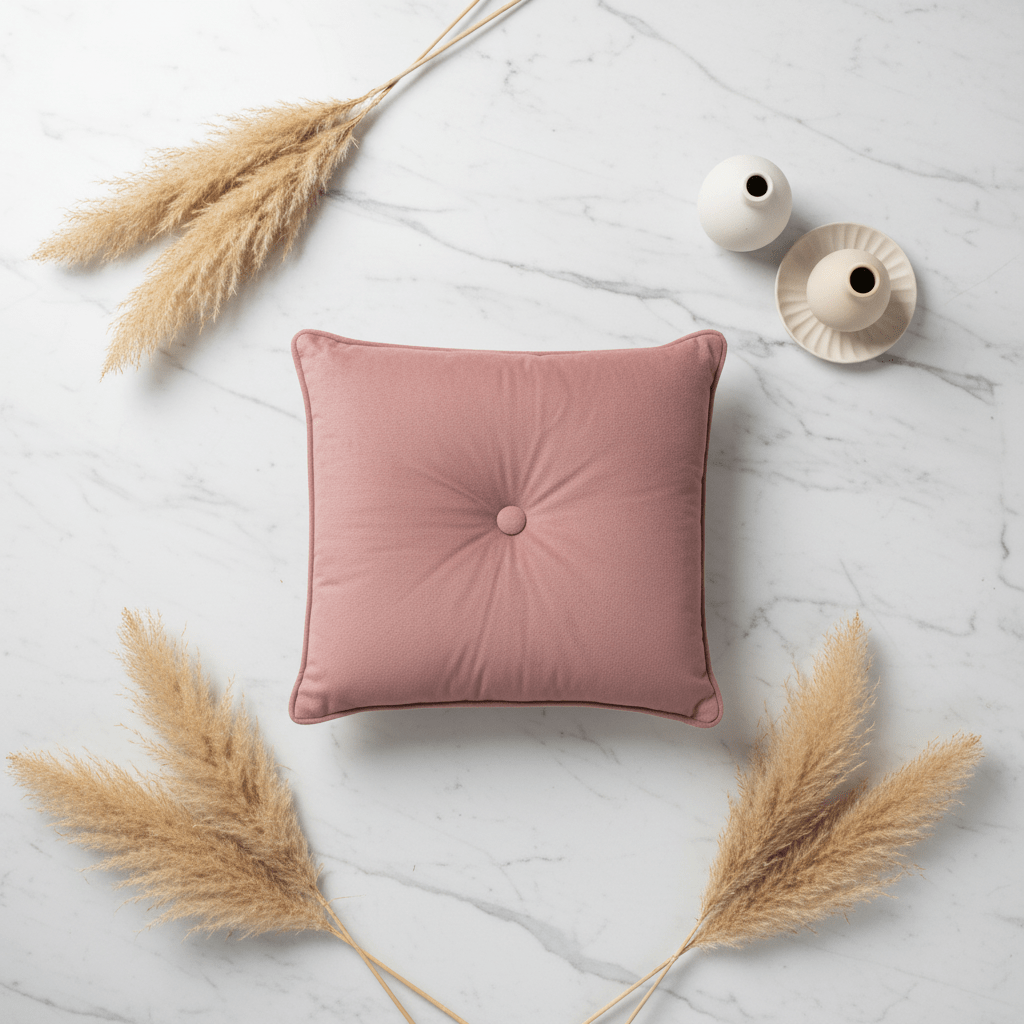 Square Cushion With Polyester Cover & Cotton Fiber Fill - 40×40cm - Rose / Brown / Burnt Orange / Army Green / Teal Blue - Al Kabayel Discount CentreSquare Cushion With Polyester Cover & Cotton Fiber Fill - 40×40cm - Rose / Brown / Burnt Orange / Army Green / Teal BlueFloor Pillows & CushionsAKDCAl Kabayel Discount Centre
