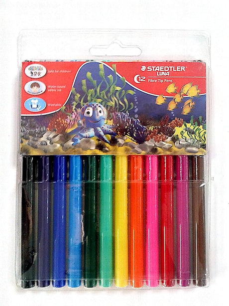 Staedtler Fiber Tip Pen 12 - Pieces Set, Multicolour - Al Kabayel Discount CentreStaedtler Fiber Tip Pen 12 - Pieces Set, MulticolourColor PencilsSTAEDTLERAl Kabayel Discount Centre