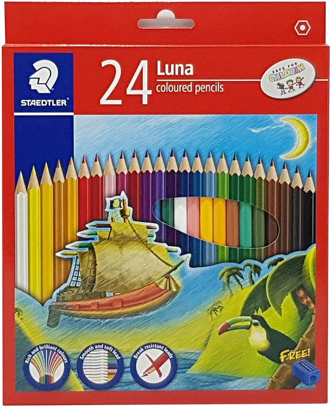 Staedtler Luna 24Color Pencil 136 - LC24 - Al Kabayel Discount CentreStaedtler Luna 24Color Pencil 136 - LC24Color PencilsSTAEDTLERAl Kabayel Discount Centre