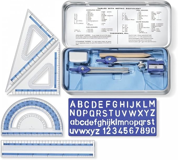 Staedtler Math Set(10 Pieces including Compass, Ruler, Protractor and Set Squares) - Al Kabayel Discount CentreStaedtler Math Set(10 Pieces including Compass, Ruler, Protractor and Set Squares)Rulers & Math SetsSTAEDTLERAl Kabayel Discount Centre