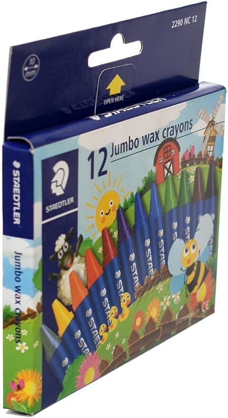 Staedtler Super Jumbo Wax Crayons Set - 12 Colors - Al Kabayel Discount CentreStaedtler Super Jumbo Wax Crayons Set - 12 ColorsCrayonsSTAEDTLERAl Kabayel Discount Centre