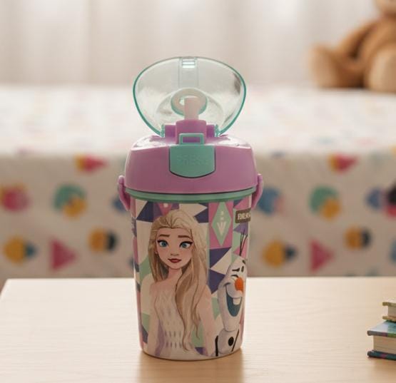 STOR Frozen Ice Magic Kids Water Bottle, Green with Purple Accents, 460ml BPA - Free, Durable & Easy - to - Carry Bottle - Al Kabayel Discount CentreSTOR Frozen Ice Magic Kids Water Bottle, Green with Purple Accents, 460ml BPA - Free, Durable & Easy - to - Carry BottleWater BottlesSTORAl Kabayel Discount Centre