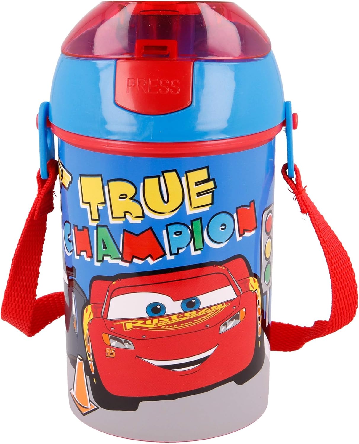 Stor Plastic Pop Up Canteen Water Bottle 450ml,Cars Series - Al Kabayel Discount CentreStor Plastic Pop Up Canteen Water Bottle 450ml,Cars SeriesWater BottlesSTORAl Kabayel Discount Centre