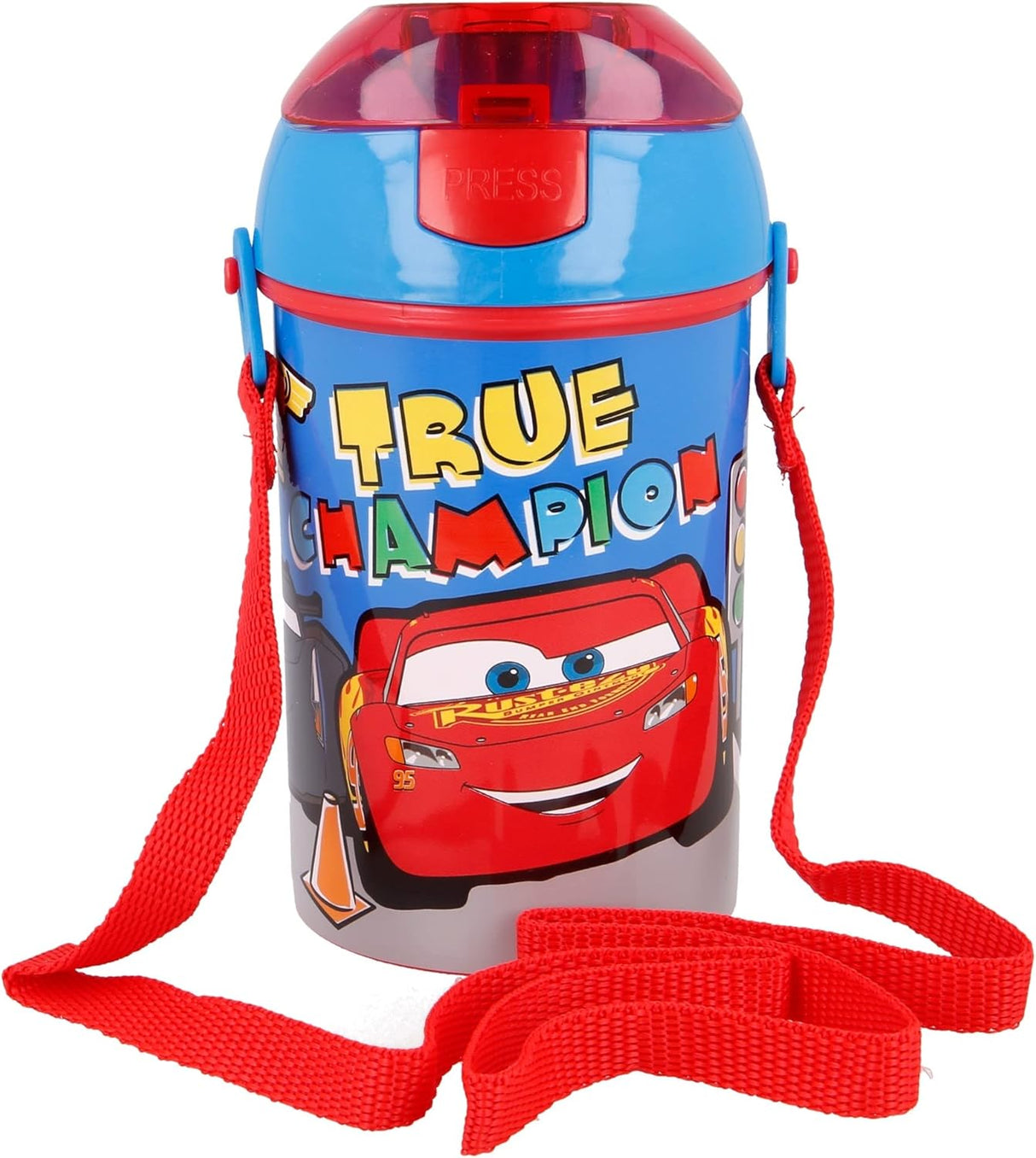 Stor Plastic Pop Up Canteen Water Bottle 450ml,Cars Series - Al Kabayel Discount CentreStor Plastic Pop Up Canteen Water Bottle 450ml,Cars SeriesWater BottlesSTORAl Kabayel Discount Centre