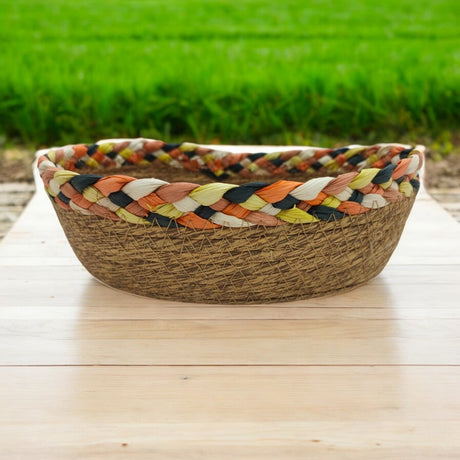 Storage Oval Basket for Nursery Decor Organizer Bins Storage Basket 22cmX13cmX7cm (Small) - Al Kabayel Discount CentreStorage Oval Basket for Nursery Decor Organizer Bins Storage Basket 22cmX13cmX7cm (Small)RattanAKDCAl Kabayel Discount Centre