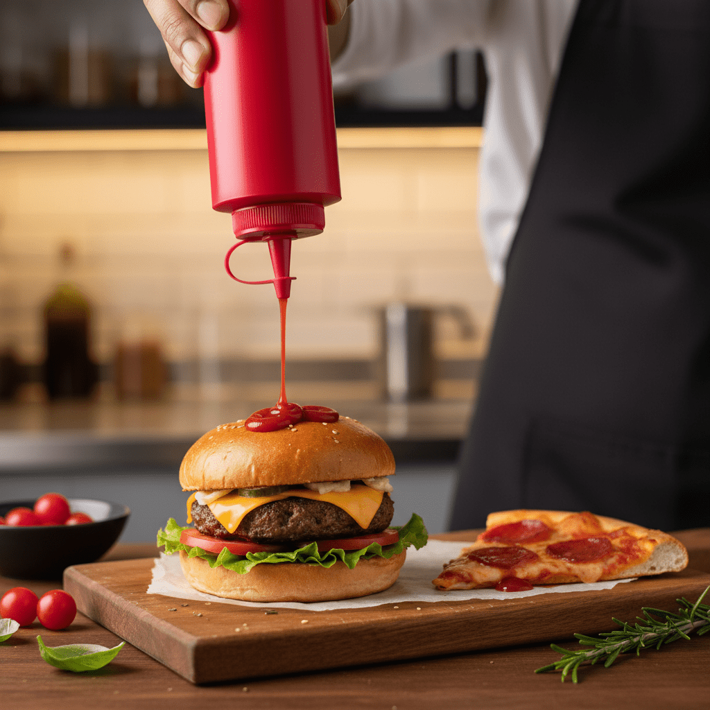 Sunnex Plastic Sauce Squeeze Bottle 120oz, Red - Al Kabayel Discount CentreSunnex Plastic Sauce Squeeze Bottle 120oz, RedKitchen Utensils & GadgetsSUNNEXAl Kabayel Discount Centre