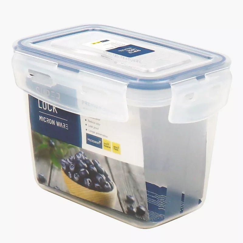 SUPER LOCK Air - Tight Food Container 800ml, 10.4cm*15.5cm*11.1cm - Al Kabayel Discount CentreSUPER LOCK Air - Tight Food Container 800ml, 10.4cm*15.5cm*11.1cmFood ContainersSUPER LOCKAl Kabayel Discount Centre