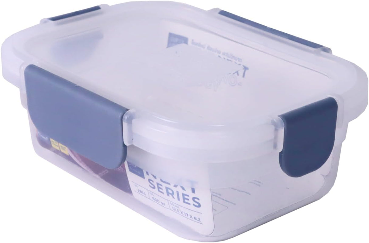 Super Lock Plastic Rectangular Food Container With Lid 600ml - Blue&Transparent - Al Kabayel Discount CentreSuper Lock Plastic Rectangular Food Container With Lid 600ml - Blue&TransparentFood ContainersSuper LockAl Kabayel Discount Centre