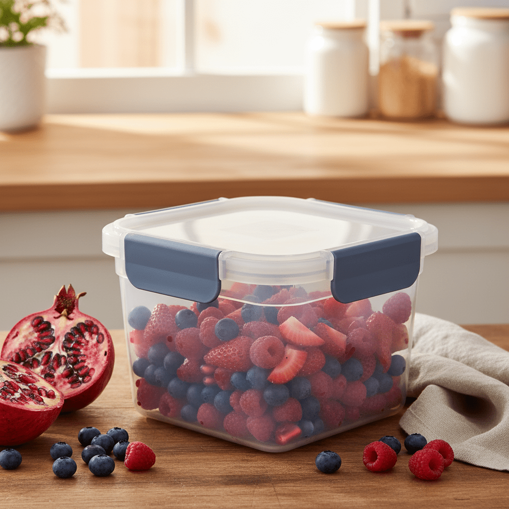 Super Lock Plastic Square Food Container With Lid1500ml - Blue&Transparent - Al Kabayel Discount CentreSuper Lock Plastic Square Food Container With Lid1500ml - Blue&TransparentFood ContainersSuper LockAl Kabayel Discount Centre