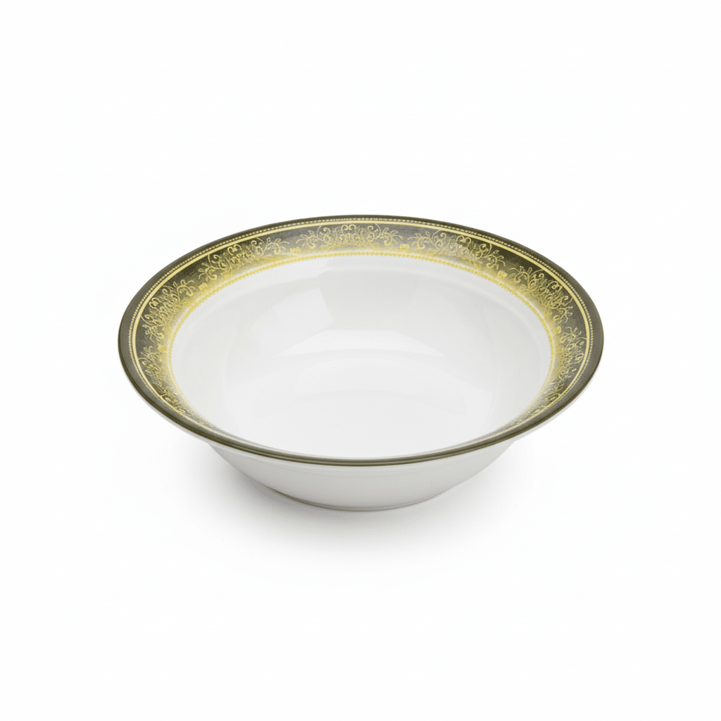 Supreme Floral Melamine Serving Bowl – 7.5" White - Al Kabayel Discount CentreSupreme Floral Melamine Serving Bowl – 7.5" WhiteBowlsSUPREMEAl Kabayel Discount Centre