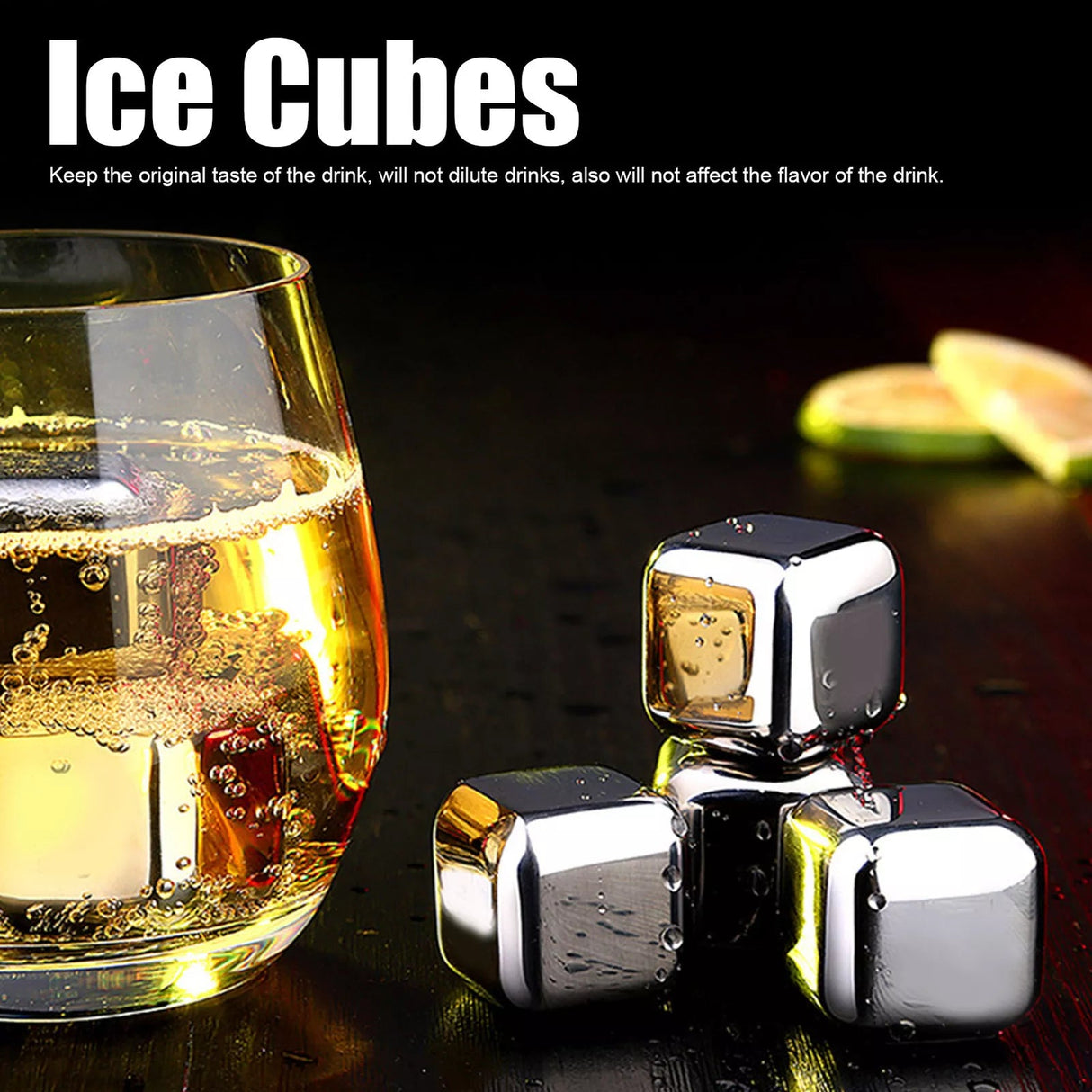 SUS304 Stainless Steel Ice Cubes 8pcs, Include 1pc Ice Clip - Al Kabayel Discount CentreSUS304 Stainless Steel Ice Cubes 8pcs, Include 1pc Ice ClipCoolersSUSAl Kabayel Discount Centre