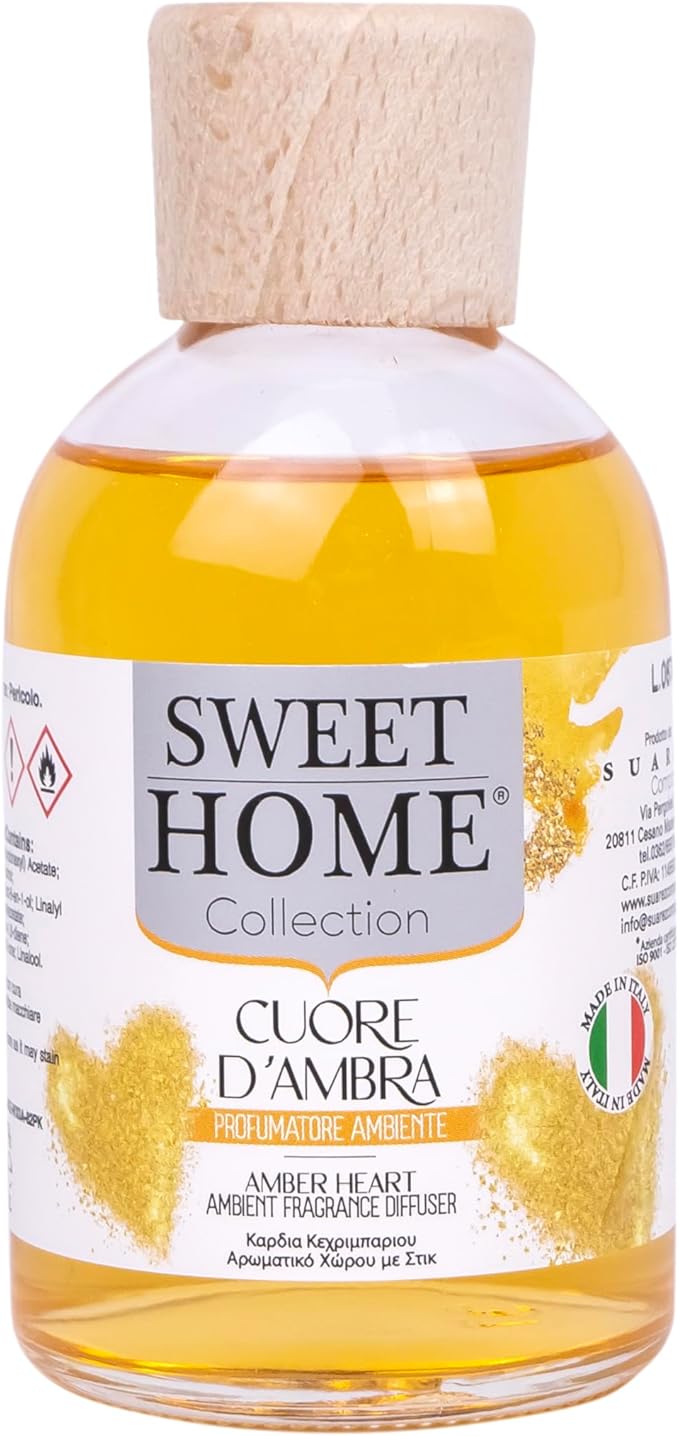 Sweet Home Collection Ambient Fragrance 100ml Amber Heart Reed Diffuser - Al Kabayel Discount CentreSweet Home Collection Ambient Fragrance 100ml Amber Heart Reed DiffuserHome FragrancesSWEET HOMEAl Kabayel Discount Centre