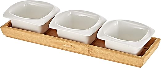 Symphony Bambu Square Serving Bowl Set,White - Al Kabayel Discount CenterSymphony Bambu Square Serving Bowl Set,WhitebowlsSYMPHONYAl Kabayel Discount Center