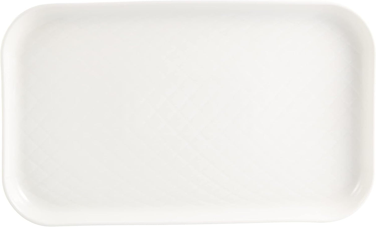 Symphony Collection – 32.5 x 19.5 x 3 cm White Ceramic Spiro Serving Platter - Al Kabayel Discount CentreSymphony Collection – 32.5 x 19.5 x 3 cm White Ceramic Spiro Serving PlatterPlatesSYMPHONYAl Kabayel Discount Centre