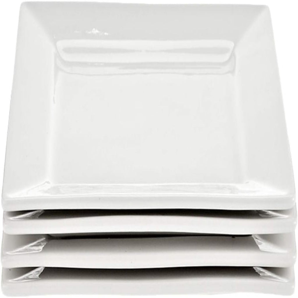 Symphony Collection – Set of 4 White Ceramic Square Plates (25 cm) - Al Kabayel Discount CentreSymphony Collection – Set of 4 White Ceramic Square Plates (25 cm)PlatesSYMPHONYAl Kabayel Discount Centre