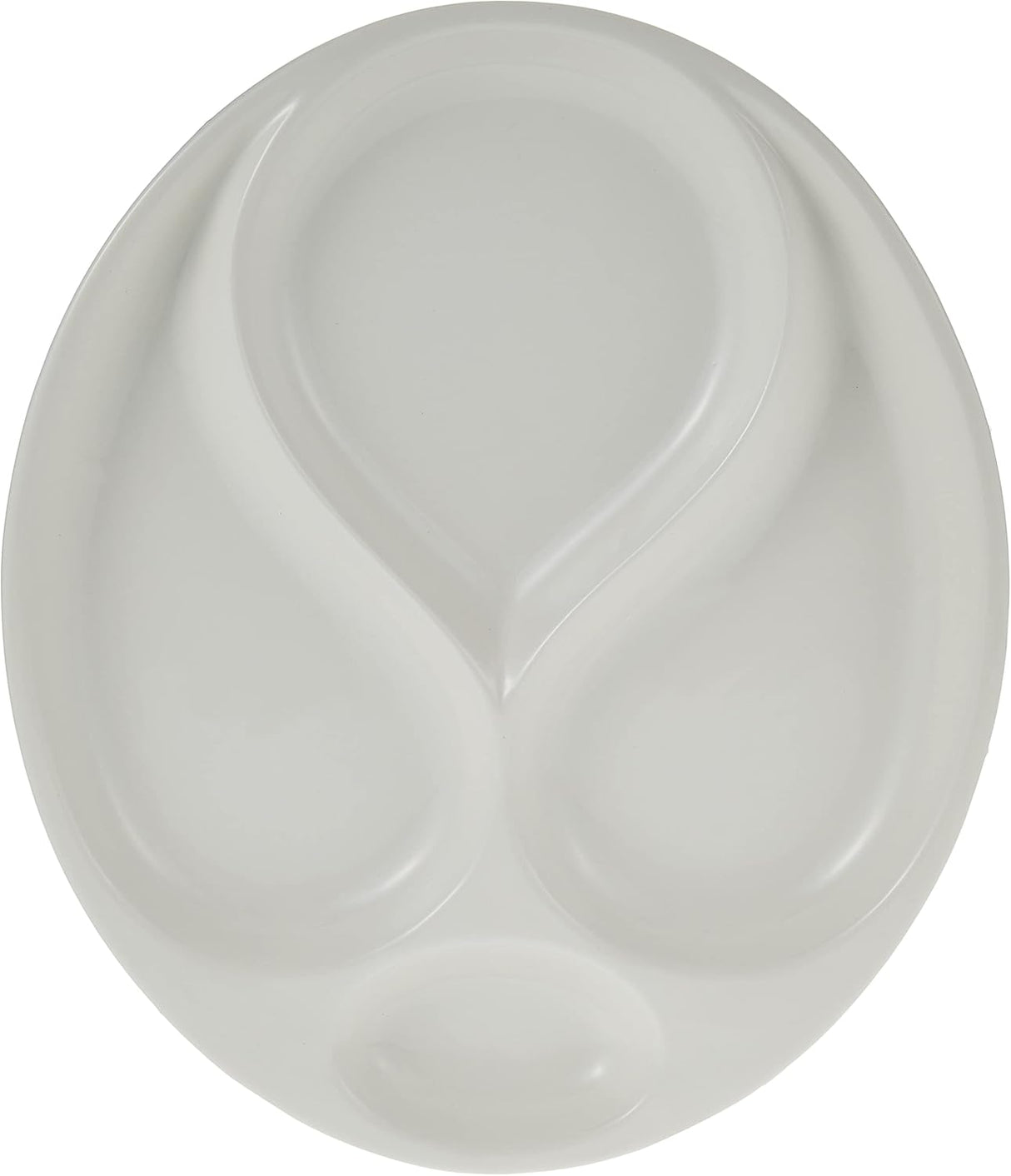 Symphony Collection – White Ceramic Four - Section Round Plate (28 x 24 x 2.5 cm) - Al Kabayel Discount CentreSymphony Collection – White Ceramic Four - Section Round Plate (28 x 24 x 2.5 cm)PlatesSYMPHONYAl Kabayel Discount Centre