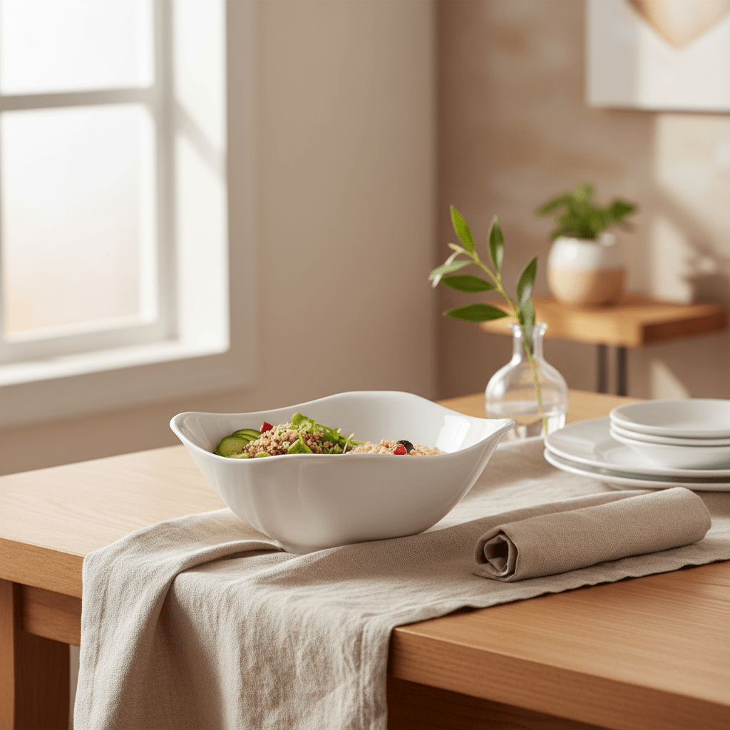 Symphony Contempo 20 cm White Dining Bowl (Ceramic Material Construction) - Al Kabayel Discount CentreSymphony Contempo 20 cm White Dining Bowl (Ceramic Material Construction)BowlsSYMPHONYAl Kabayel Discount Centre